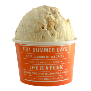 White Chocolate & Hazelnut Ice Cream