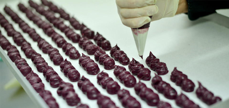 Making Boysenberry Truffles