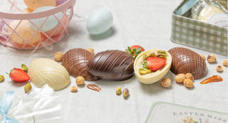Indulgent Half-filled Easter Eggs
