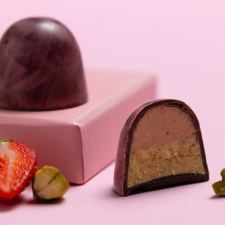 Strawberry & Pistachio Bonbons