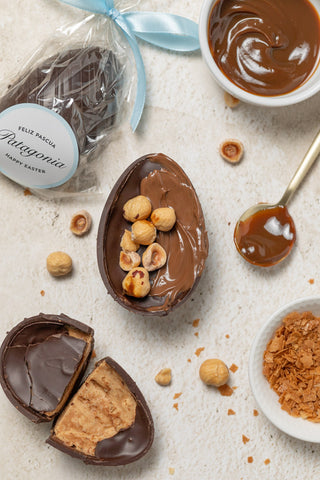 Indulgent Half-Filled Dark Chocolate Easter Egg